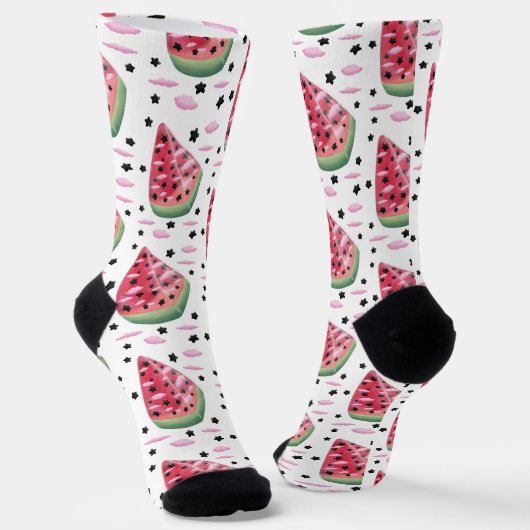 Socks watermelon star  ソックス (傾斜あり)