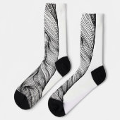 Socks with abstract lines ソックス (左)