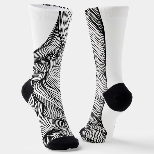 Socks with abstract lines ソックス (傾斜あり)