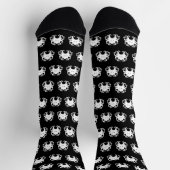 Socks with Inky Bones Press octopus logo ソックス (上部)