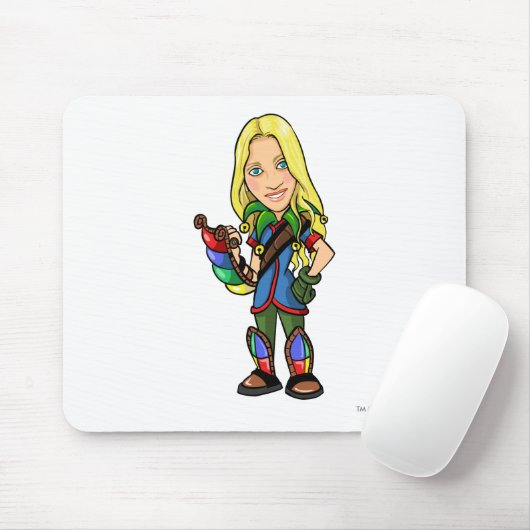 Socktastic Rooの島のスタッフプレーヤー マウスパッド (マウス)