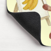 Socky小さい芸術家ソックス猿のマウスパッド マウスパッド (コーナー)