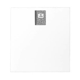 SoCompositeパーソナライズされた先生メモ帳 ノートパッド