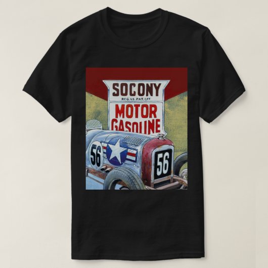 Soconyモーターガソリングラフィック Tシャツ (デザイン正面)
