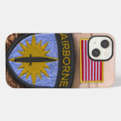 SOCPAF特殊作戦太平洋退役軍人ベテランパッチ iPhoneケース (裏面横)