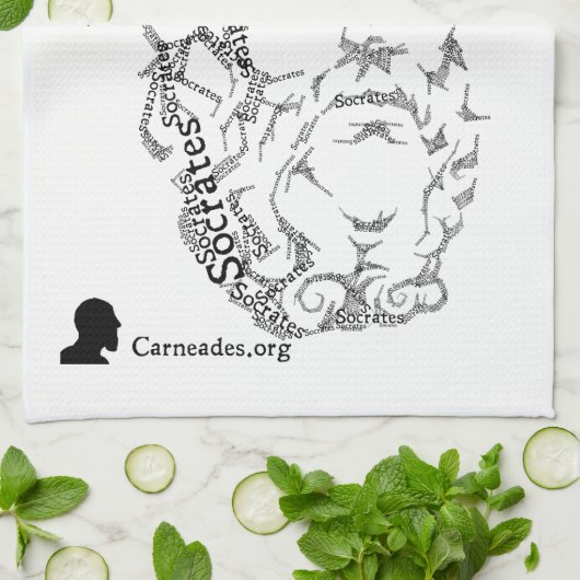 Socratesの台所タオル キッチンタオル (折り畳み)