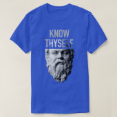 Socrates Delphi Orcale Know Thyself Philosophy Gif Tシャツ (デザイン正面)