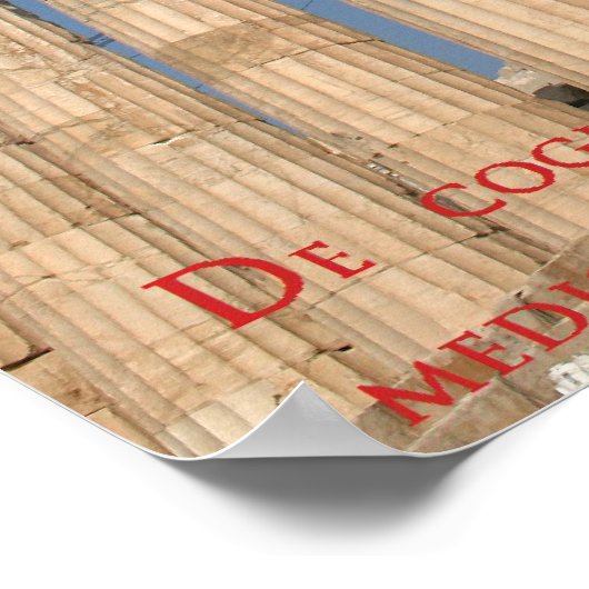 Socrates famous quote - Strong minds ポスター (角)