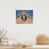 Socrates famous quote - Strong minds ポスター (キッチン)