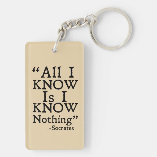 Socrates Keychain キーホルダー (裏面)