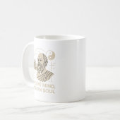 Socrates Vibes Ancient Mind Modern Soul Philosophe コーヒーマグカップ (正面左)