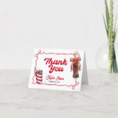 Soda Pop Baby Shower Thank You サンキューカード (正面)