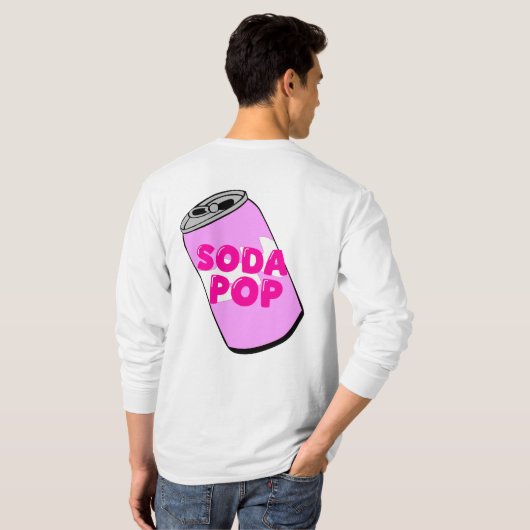 SODA POP – Vibrant Pop Culture Design Tシャツ (裏面フル)
