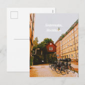 Södermalm, Stockholm, Sweden シーズンポストカード (正面/裏面)