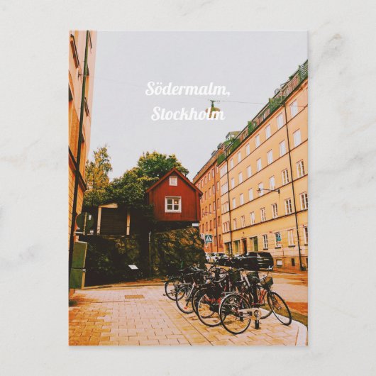 Södermalm, Stockholm, Sweden シーズンポストカード (正面)