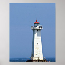 Sodus Outer Light house on a ポスター