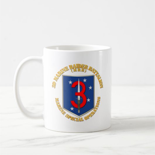 SOF - USMC 第3海兵襲撃大隊.pn コーヒーマグカップ (左)