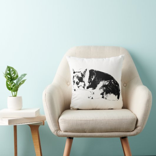 Sofa Ink, Gentle Corgi クッション (椅子)