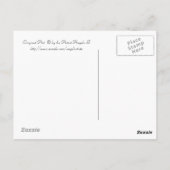 Sofest Irisesフローラ水色 ポストカード (裏面)