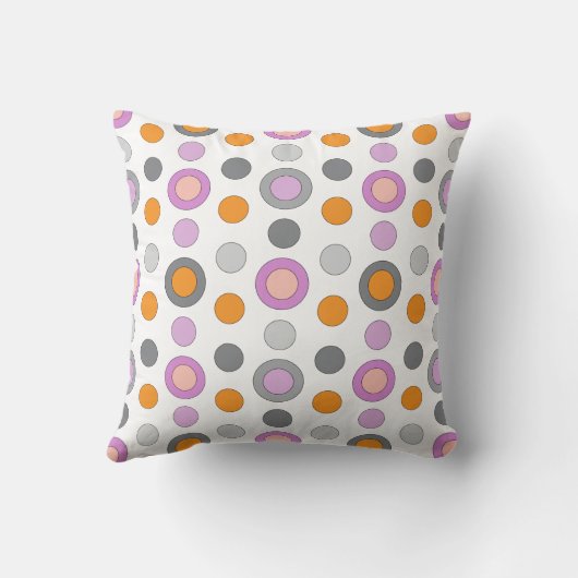 Soffkudde Cirkulär vit クッション (裏面)