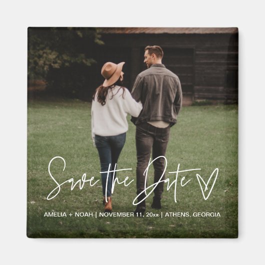 SOFIA写真は日付磁石を保存 マグネット (正面)