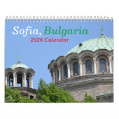 Sofia Bulgaria 2026カレンダー カレンダー (カバー)