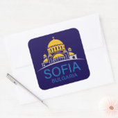 Sofia Bulgaria European Union スクエアシール (封筒)