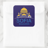 Sofia Bulgaria European Union スクエアシール (バッグ)