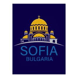 Sofia Bulgaria European Union ポスター