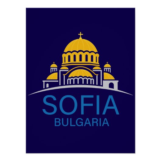 Sofia Bulgaria European Union ポスター (正面)