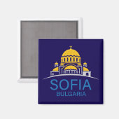 Sofia Bulgaria European Union マグネット (正面/裏面)