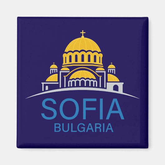 Sofia Bulgaria European Union マグネット (正面)