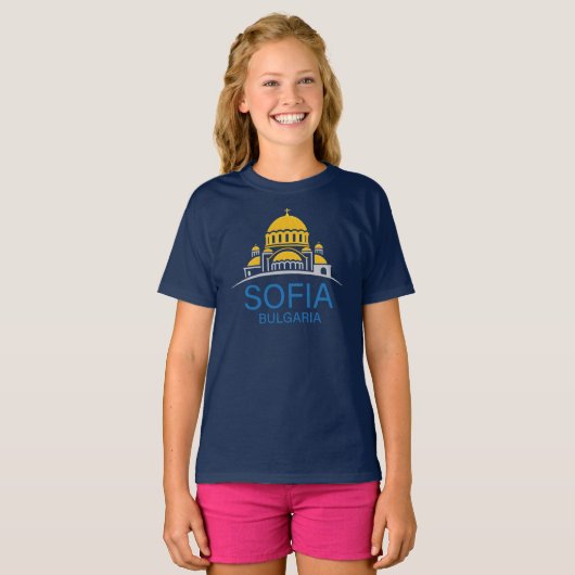 Sofia Bulgaria European Union Tシャツ (正面フル)