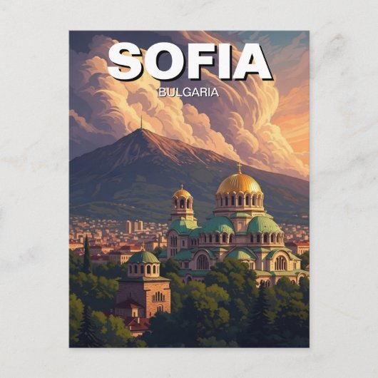 Sofia Bulgaria Travel ポストカード (正面)