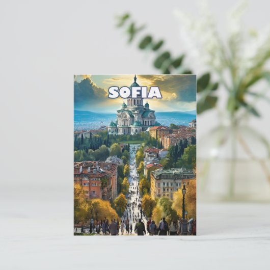 Sofia, capitale aux charmes multiples ポストカード (スタンド正面)