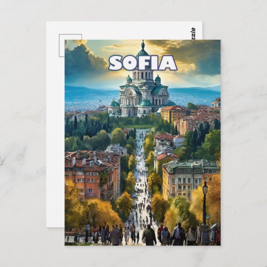 Sofia, capitale aux charmes multiples ポストカード (正面/裏面)