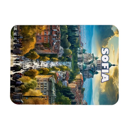 Sofia, capitale aux charmes multiples マグネット (横)
