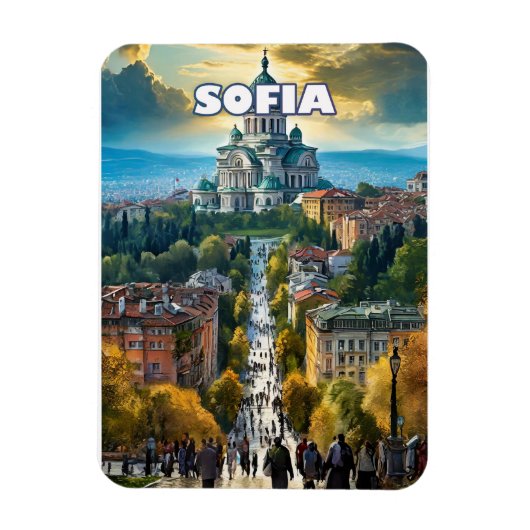 Sofia, capitale aux charmes multiples マグネット (縦)