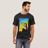 Sofia Carson Rainbow Quote Tシャツ (正面フル)