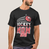 Sofia Hockey Mom With Puck Womens Tシャツ (正面)