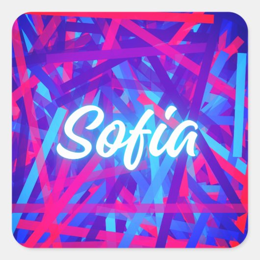 Sofia – Timeless Wisdom Name Concept スクエアシール (正面)