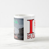 Sofia, Visit Bulgaria I Love Coffee Mug コーヒーマグカップ (中央)