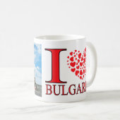 Sofia, Visit Bulgaria I Love Coffee Mug コーヒーマグカップ (正面右)