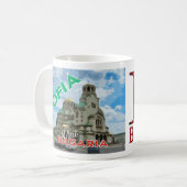 Sofia, Visit Bulgaria I Love Coffee Mug コーヒーマグカップ (正面左)
