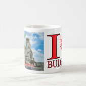 Sofia, Visit Bulgaria I Love Coffee Mug コーヒーマグカップ (中央)