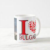 Sofia, Visit Bulgaria I Love Coffee Mug コーヒーマグカップ (正面右)