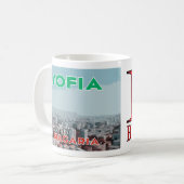 Sofia, Visit Bulgaria I Love Coffee Mug コーヒーマグカップ (正面左)