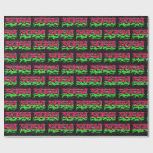 Sofia Vorname Name Graffiti red green ラッピングペーパー (フラット)