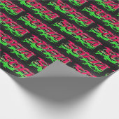 Sofia Vorname Name Graffiti red green ラッピングペーパー (角)