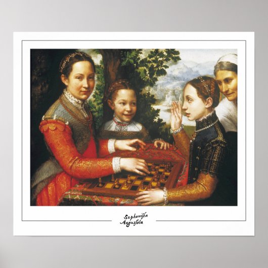 Sofonisba Anguissola Zeading Artポスター#8 ポスター (正面)